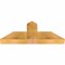 Ekena Millwork Portland Rough Sawn Timber Gable Bracket, Western Red Cedar, 36"W x 15"H x 4"D x 6"F, 10/12 Pitch GBW036X15X0406POR00RWR - alternate 5